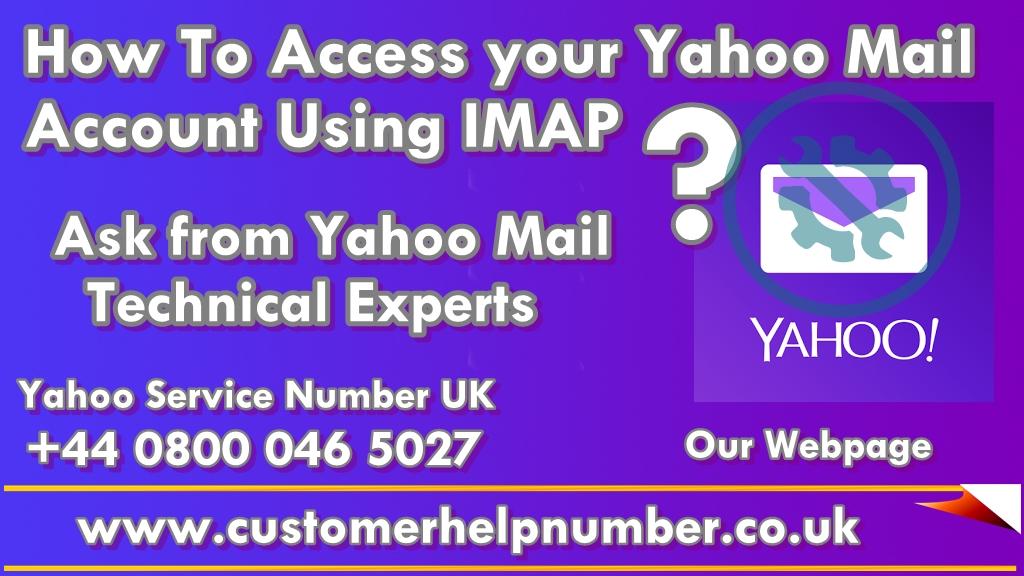 Access Your Yahoo Mail Account Using Imap